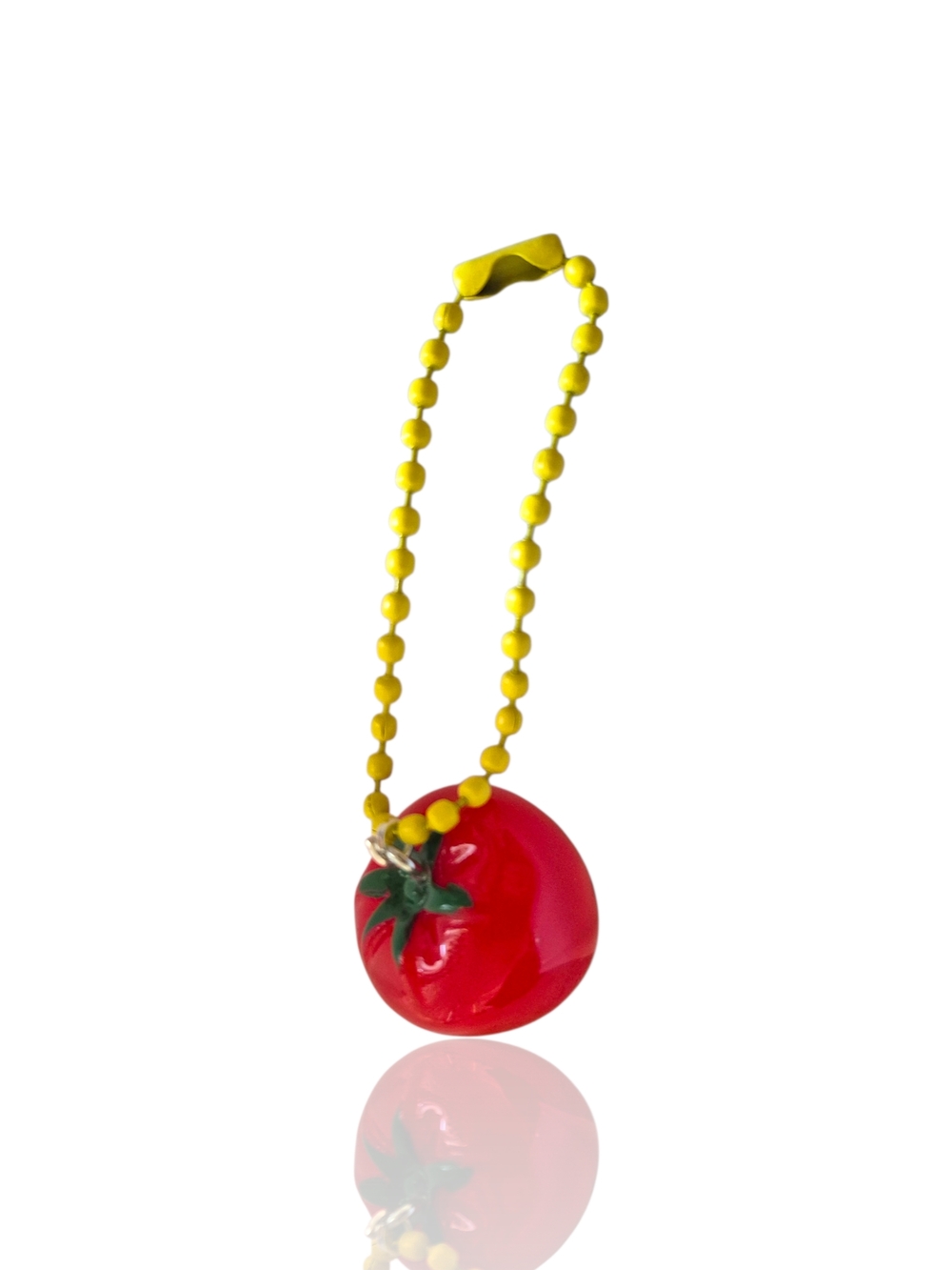 Cute Tomato Zipper Charm ☆ Girl Bag & Purse Beaded Accessories Keychain